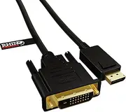 rhinocables Displayport - DVI-D Cable 20 Pin DVI - DP Monitor Converter Lead Male M/M Display port (1m)