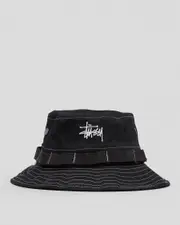 [Stussy] Contrast Topstitch Boonie Bucket Hat