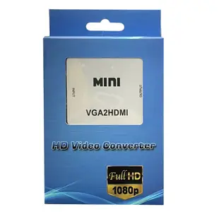 【電池哥】VGA轉HDMI HDMI轉VGA 轉接器 高清轉換器 1080P影視 HDMI VGA 帶音頻 切換器 高清