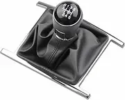 Car Gear Shift Knob Manual 5/6 Speed Lever Stick with Leather Boot Parts Auto Accessories, for Amarok 2010-2022