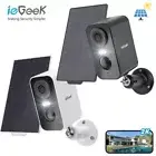 ieGeek 3MP Wireless WIFI Outdoor Home CCTV Security Camera Battery Solar Powered