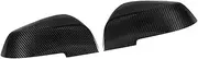 Real Dry Carbon Fiber Car Door Side Wing Rearview Mirror Cover Glossy Compatible For BMW F20 F22 F30 F35 F34 F32 F33 F36 E84 I3 2012-2020