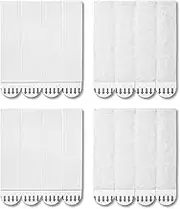 JELLYSUB 28-Pair Large White Picture Hanging Strips, Heavy Duty, Hook and Loop Tape, Damage Free, Water-Resistant, 56 Strips Total, 93 x 19 mm, Indoor Use