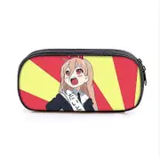 o683 chainsaw man Polyester double pen case Vertical square large capacity stationery case fgy683