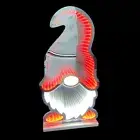 Infinity LED Mirror Light Standing Gnome Red hat 60cm Light Up Display 3D