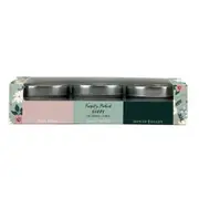 Freshly Picked Words Scented Candles (3 Pack) Rose, Vanilla, Jasmine Blossom, EJF E8935