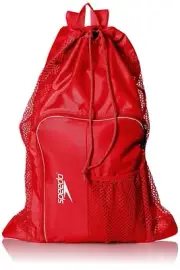 Speedo Formula One Mesh Equipment Bag Backpack Drying Shoulder Straps Multipu...