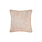 Linen House Tourelles Paprika European Cotton Pillowcase 65x65cm Natural