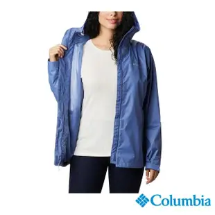 【Columbia 哥倫比亞 官方旗艦】女款-Omni-TECH防水外套-藍色(URR24360BL / 2022年春夏商品)