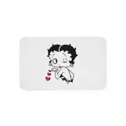 BETTY BOOP Red Hearts Kiss Memory Foam Bath Mat