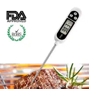 Instant Read Meat Thermometer - Digital Oven Cooking Food Min Max US Stock
