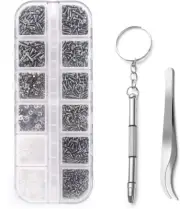 Eyeglasses Repair Kit, 1100 Pcs Tiny Screws