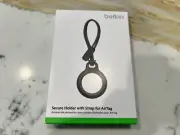 Belkin Secure Holder with Straps for Apple AirTag Black New
