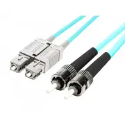 Monoprice 46000 MONOPRICE MULTI-MODE OM3 FIBER OPTIC CABLE - SC-ST UL 3MM 50/125