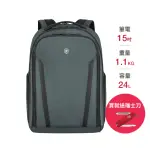 【VICTORINOX 瑞士維氏】ALTMONT 3.0 PROFESSIONAL 15吋豪華型電腦後背包 綠色(653290)