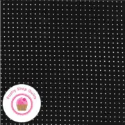 Moda QUOTATION 1736 14 White on Black Polka Dot ZEN CHIC Quilt Fabric