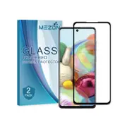 2 Pack MEZON Samsung Galaxy A71 5G Full Cover Tempered Glass Screen Protectors