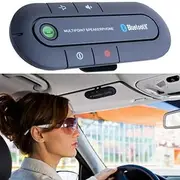 Handsfree Bluetooth Car kit for Cell Phone, Wireless Bluetooth Speaker for car, Hands Free Car Phone Speakerphone with Visor Clip