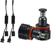 Car Light Headlight H8 80W 8LED for BMW E91 E92 E93 X5 X6 (Color : Blue)