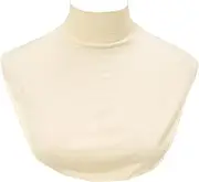 [NiceYnn] Modal Cotton Fake Turtleneck Collar for Women Girls, Detachable Faux Half Top Mock Blouse Inserts Dickey Collar, Neck Cover Warmer Turtleneck Pullover Shirt