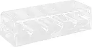 Acrylic Chip Rack 5 Grids Display Cabinet Clear for Travel Family Party Game