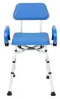 iLIVING Swivel Pivoting Shower Chair for Bathtub and Shower with Padded Seat