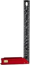Woodworking Ruler Right Angle Ruler Sturdy Accurate Scribing Professional Marking Tool Scale Ruler for DIY Art Framing Hobby, 40CM