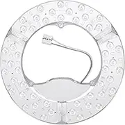ViaGasaFamido Ceiling Fan LED Light Module, Ceiling Lamp Retrofit Kit, 3 Colors of Brightness Adjustable, Magnetic Fastening, Energy -efficient Replacement, Dimmable with Most LED Dimmers (48W)