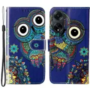 For Oppo A98 5g Case Pu Leather+tpu Wallet Pattern Printed Mobile Phone Cover