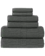 Alexis Antimicrobial Oxford 6Pc Towel Set