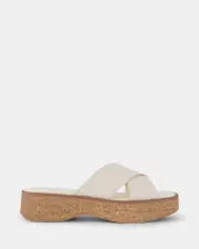 Miss Sofie Kris/Bone Leather Womens Wedges 38