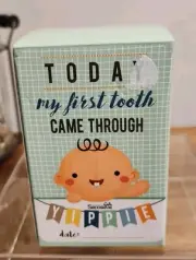 YIPPIE Umbrella Baby Tooth Teether Teething Toys BPA Free Silicone - Blue- NEW