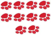 Gatuida 10Pcs Adorable Paw Embroidered Patches for Jackets Decorative Cloth Patch Stickers for DIY Clothing and Hat Repair Skin Friendly Durable Sewing Accessories