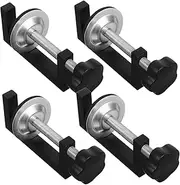 PAMINGONO Wood Clamps Set 4 Pieces Patio Sofa Furniture Clips Secure Fixation for Woodworking Projects Nonslip Design