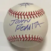 John Romita Signed Spiderman Marvel Original Art Sketch OMLB Baseball PSA/DNA