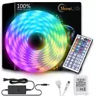 Shine LED RGB Strip Light 16.4ft 5050 RGB Color Changing 44 Key Controller