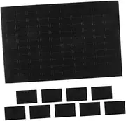 EXAOMBLE 10pcs Box Sponge Mat Sponge Tray Jewelry Accessories Bracket Car Cup Holder Winding Spool Charging Station Lights Night Lights Water Bottle Stand Cup Holder Souvenir Cup Tray Black