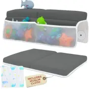 Comfortable Baby Bath Kneeler and Elbow Rest Pad Set with Whale Burp Cloth - ...