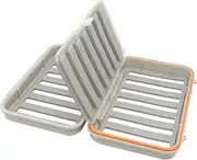 TTETTZ Waterproof Fly Box Fly Fishing Storage Pocket 4 Sided Multifunctional Fly Holder Case for Fishing Lures Bass and Trout Gear