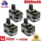 9.0Ah P108 18V Battery For Ryobi OnePlus P102 P107 P109 or P117 Charger