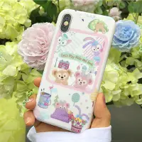 在飛比找Yahoo!奇摩拍賣優惠-iphonex少女心躲貓達菲熊兔iPhone7plus手機殼