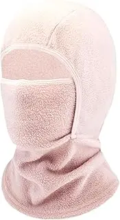 [rockible] Kids Fleece Balaclava Full Face Mask Hood Neck Warmer for Snowboarding Winter Sports Riding