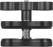 Labymos 1" Ball Clamp Clip Arm Dual Holder Mount for Underwater Photography Diving Light System for Action Camera Flashlight Arms System