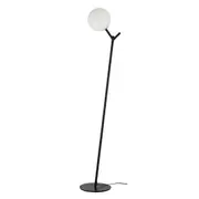 Ohio Black Opal Glass Modern Floor Lamp