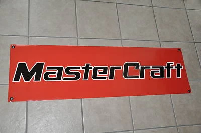 HUGE MasterCraft Boats 82.5" * 14.5" BANNER for wakeboard With STICKER DECAL