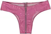 [GRRKDFQ] Women's Erotic Costumes Low Rise Zipper Open Crotch