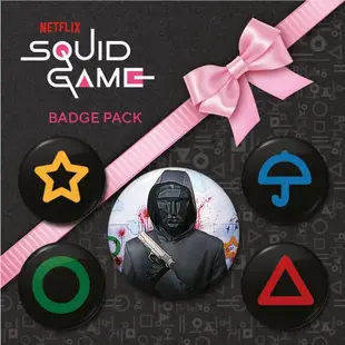 【魷魚遊戲】Squid Game 椪糖遊戲徽章組