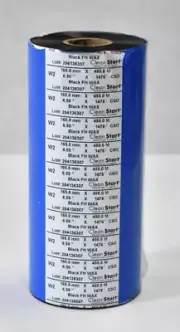 Clean Start Black FH Wax Resin Thermal Transfer Ribbon Roll 6.5" x 1476'