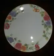 FIVE Corelle Summer Blush Pansy Salad Plates - 7.25 inch