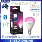 Philips HUE White & Color Ambiance Luster E14 Crown Bulb -Bluetooth/WiFi Control